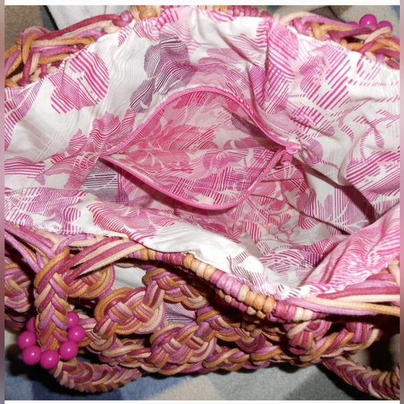 Macrame Handbag Straw Market Souvenir - Picture 7 of 12